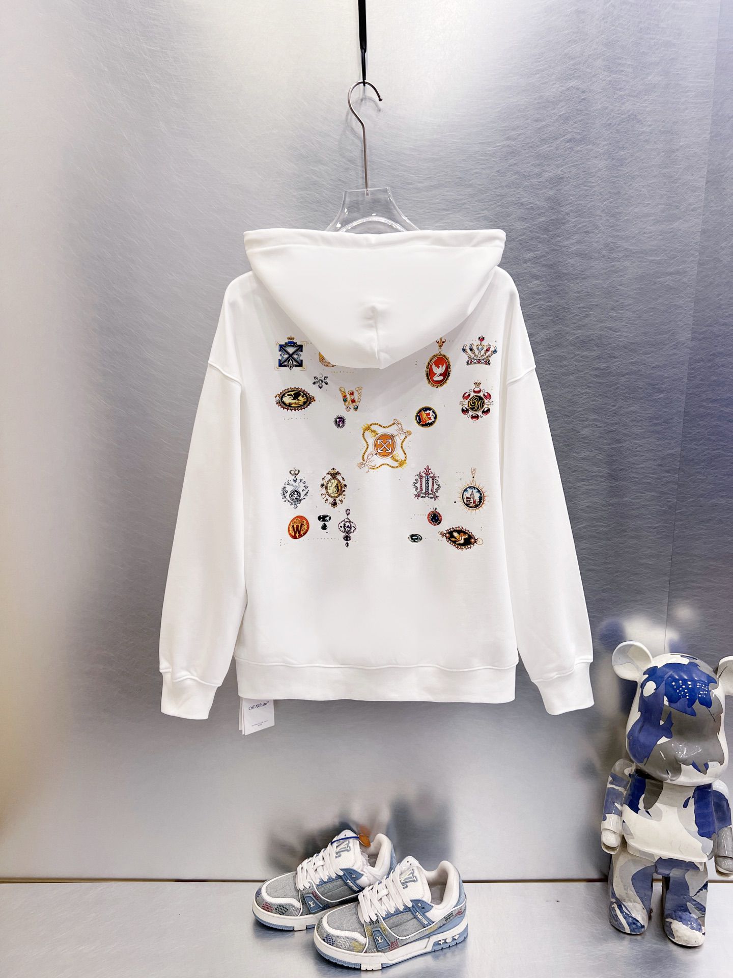 Cheap Off White Hoodies for Men in 232335, $50 USD- [IB232335] - Replica Off White Hoodies for Men