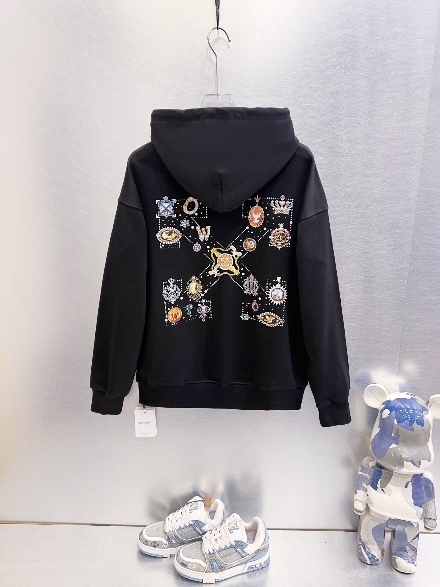 Cheap Off White Hoodies for Men in 232336, $50 USD- [IB232336] - Replica Off White Hoodies for Men