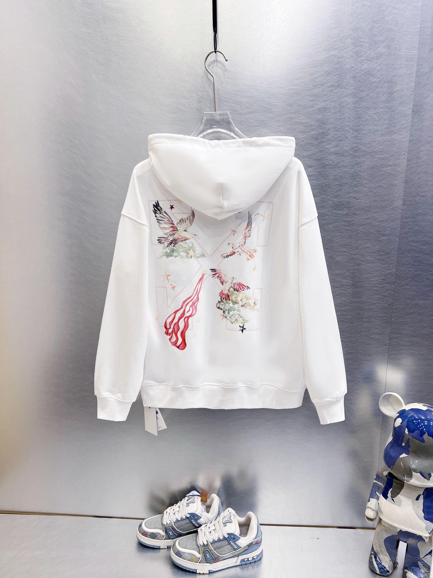 Cheap Off White Hoodies for Men in 232337, $50 USD- [IB232337] - Replica Off White Hoodies for Men
