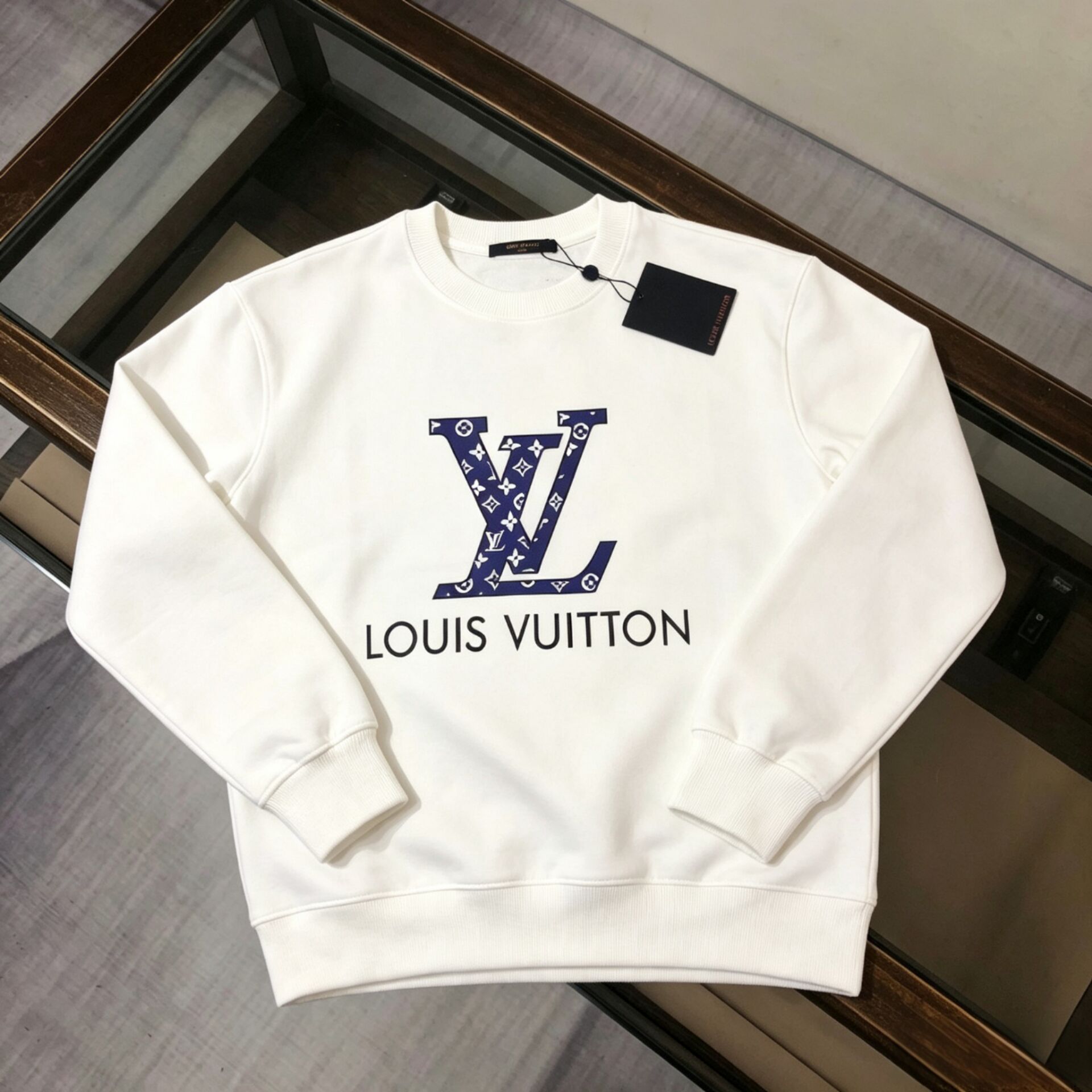 Cheap Louis Vuitton Hoodies for Men in 232348, $50 USD- [IB232348] - Replica Louis Vuitton Hoodies for Men