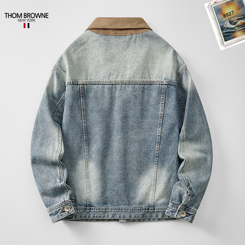 Cheap Thom Browne Jackets for Men in 232395, $65 USD- [IB232395] - Replica Thom Browne Jackets for Men