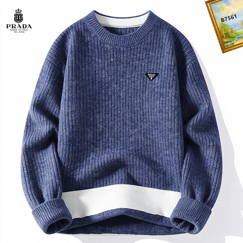 Cheap Prado Sweaters for Men in 232397, $65 USD- [IB232397] - Replica Prado Sweaters for Men