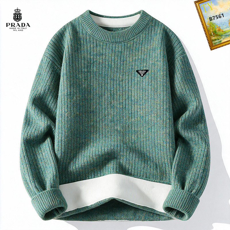 Cheap Prado Sweaters for Men in 232398, $65 USD- [IB232398] - Replica Prado Sweaters for Men