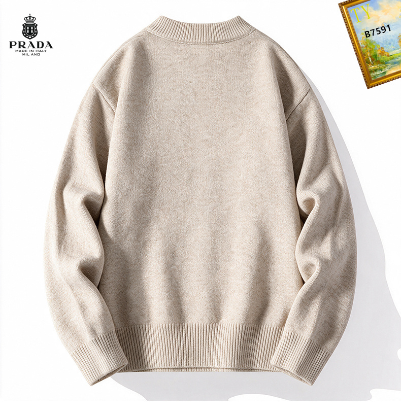 Cheap Prado Sweaters for Men in 232401, $65 USD- [IB232401] - Replica Prado Sweaters for Men