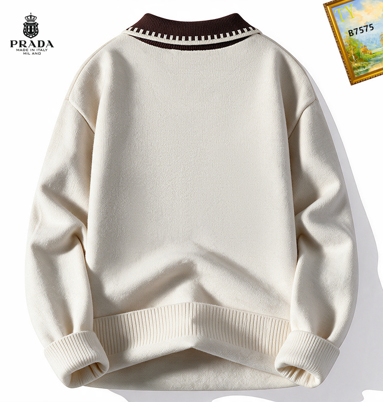 Cheap Prado Sweaters for Men in 232406, $65 USD- [IB232406] - Replica Prado Sweaters for Men
