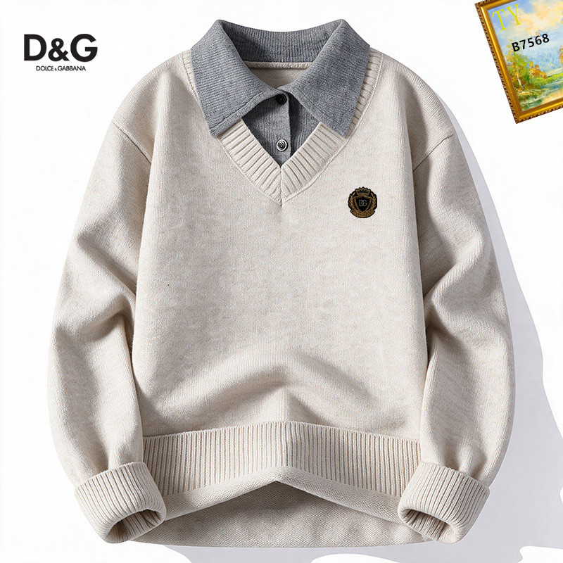Cheap DG Sweaters for Men in 232432, $65 USD- [IB232432] - Replica DG Sweaters for Men