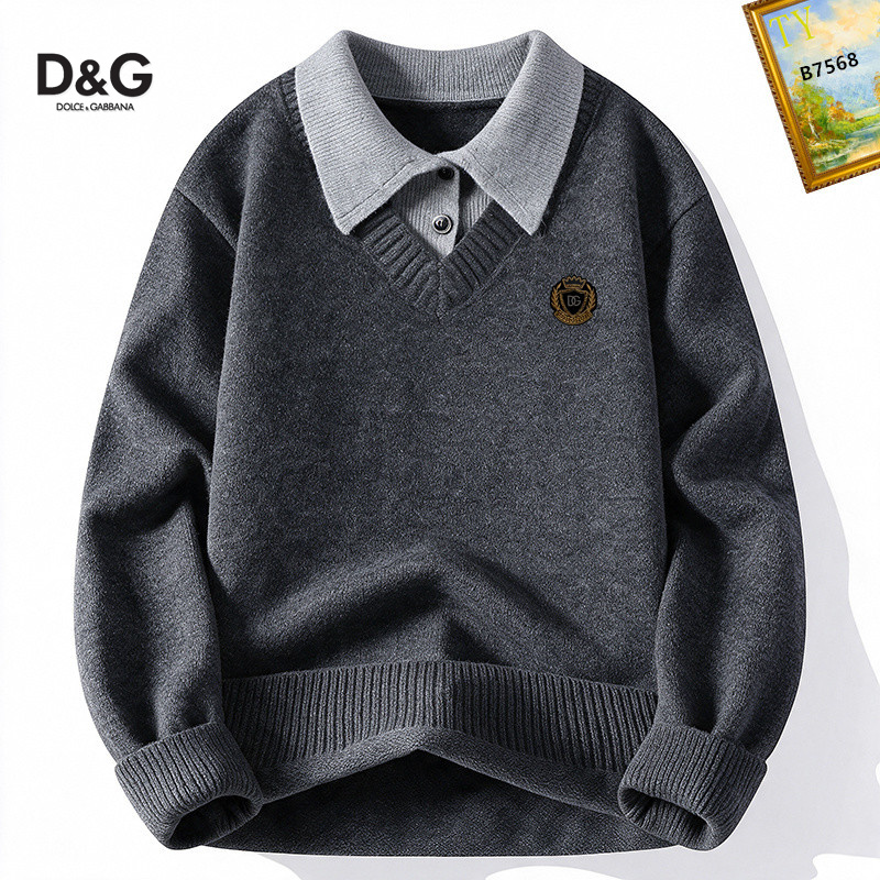 Cheap DG Sweaters for Men in 232434, $65 USD- [IB232434] - Replica DG Sweaters for Men