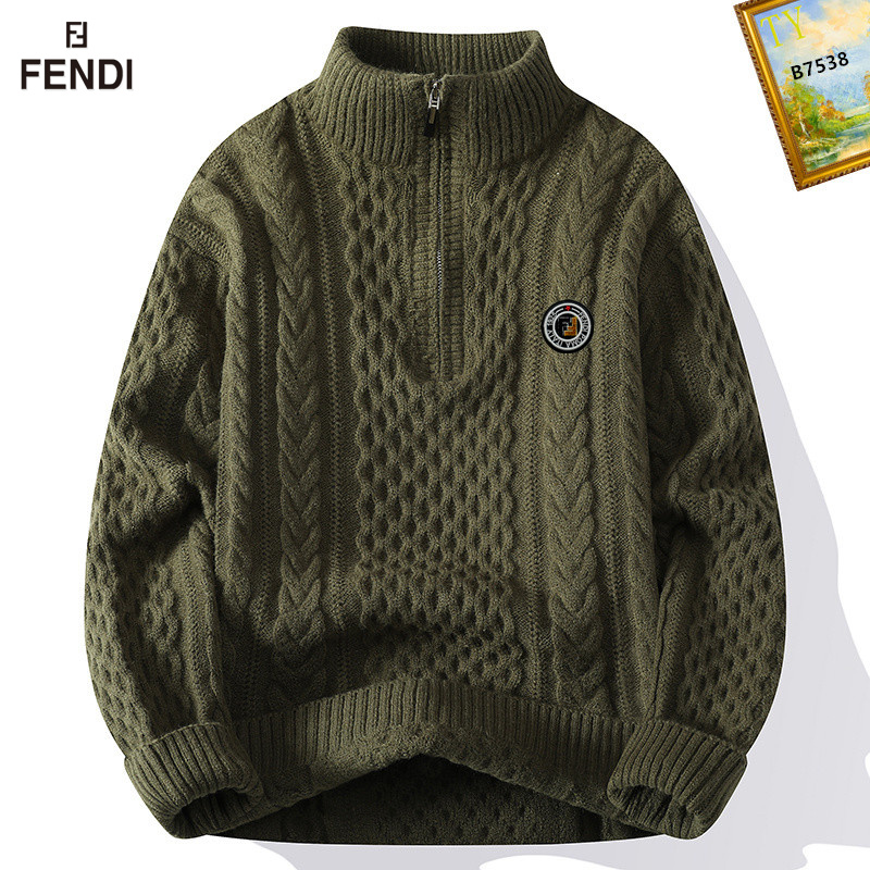 Cheap Fendi Sweaters for Men in 232441, $65 USD- [IB232441] - Replica Fendi Sweaters for Men