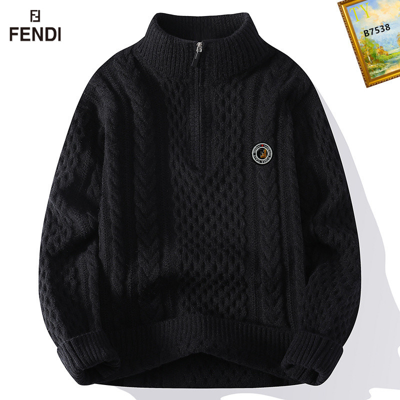 Cheap Fendi Sweaters for Men in 232442, $65 USD- [IB232442] - Replica Fendi Sweaters for Men