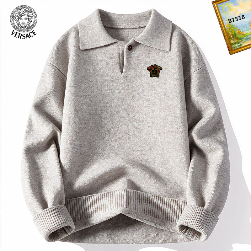 Cheap Versace Sweaters for Men in 232450, $65 USD- [IB232450] - Replica Versace Sweaters for Men