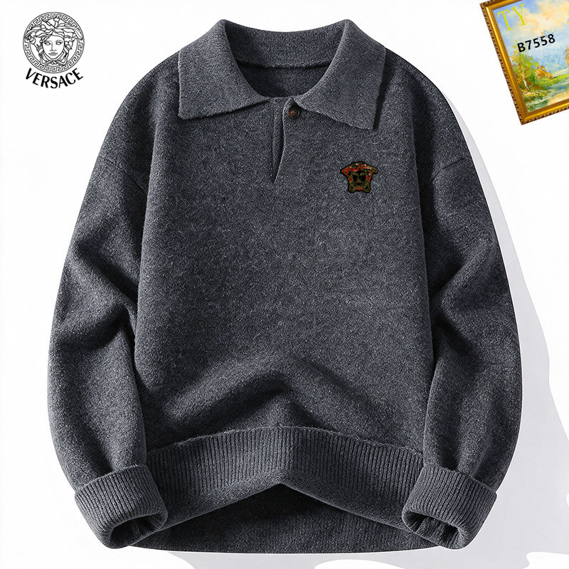 Cheap Versace Sweaters for Men in 232451, $65 USD- [IB232451] - Replica Versace Sweaters for Men