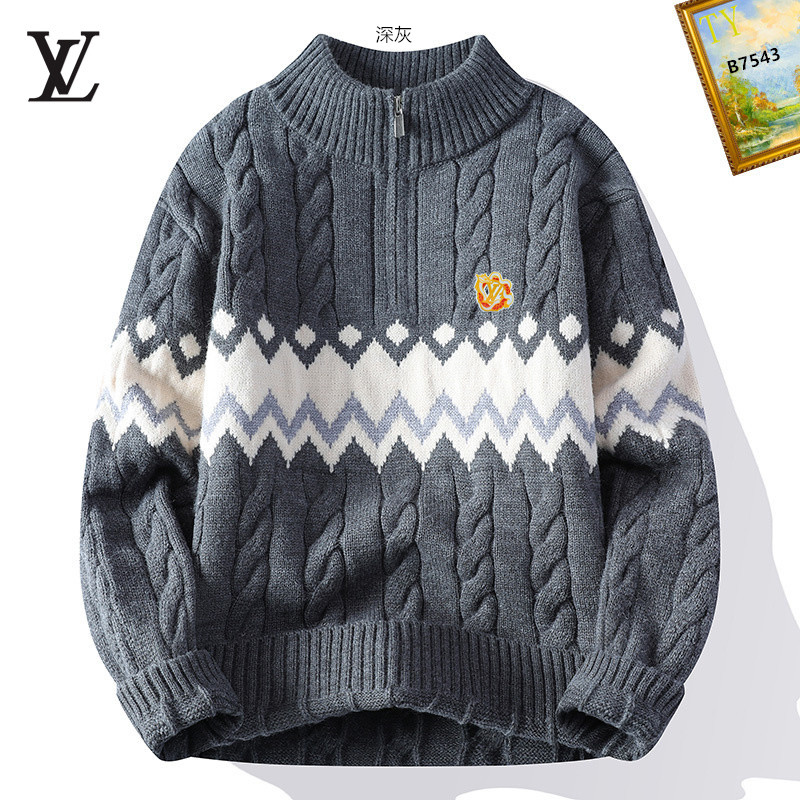 Cheap Louis Vuitton  Sweaters for Men in 232456, $65 USD- [IB232456] - Replica Louis Vuitton  Sweaters for Men