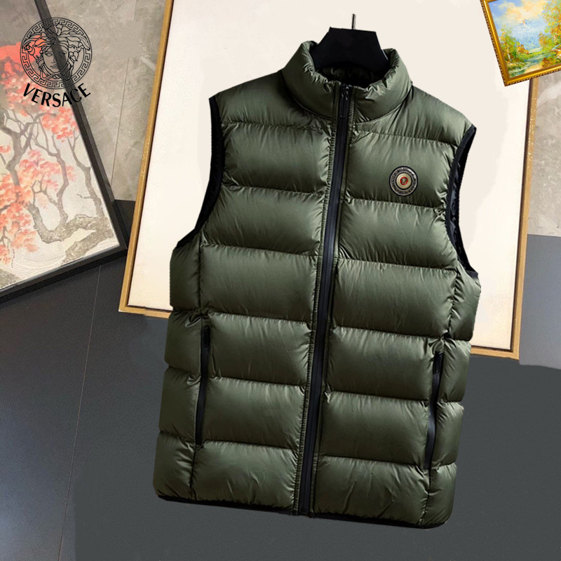 Cheap Versace Thick Coats For Men in 232599, $95 USD- [IB232599] - Replica Versace Thick Coats For Men
