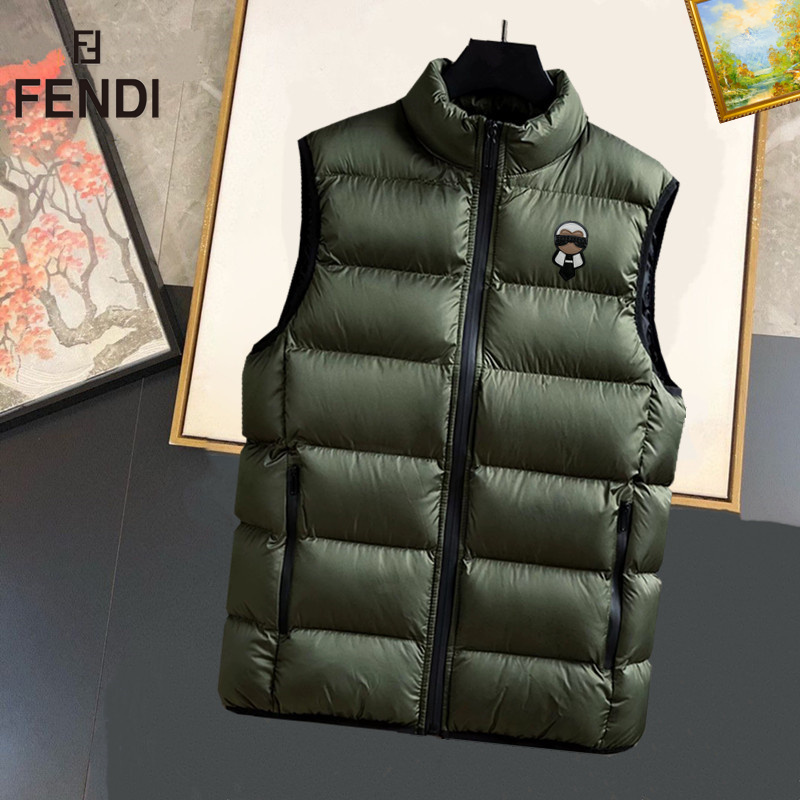 Cheap Fendi Down Coats For Men in 232660, $95 USD- [IB232660] - Replica Fendi Down Coats For Men