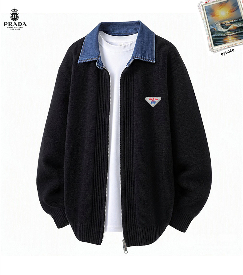 Cheap Prado Sweaters for Men in 232727, $60 USD- [IB232727] - Replica Prado Sweaters for Men