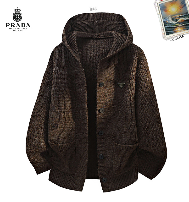 Cheap Prado Sweaters for Men in 232730, $65 USD- [IB232730] - Replica Prado Sweaters for Men