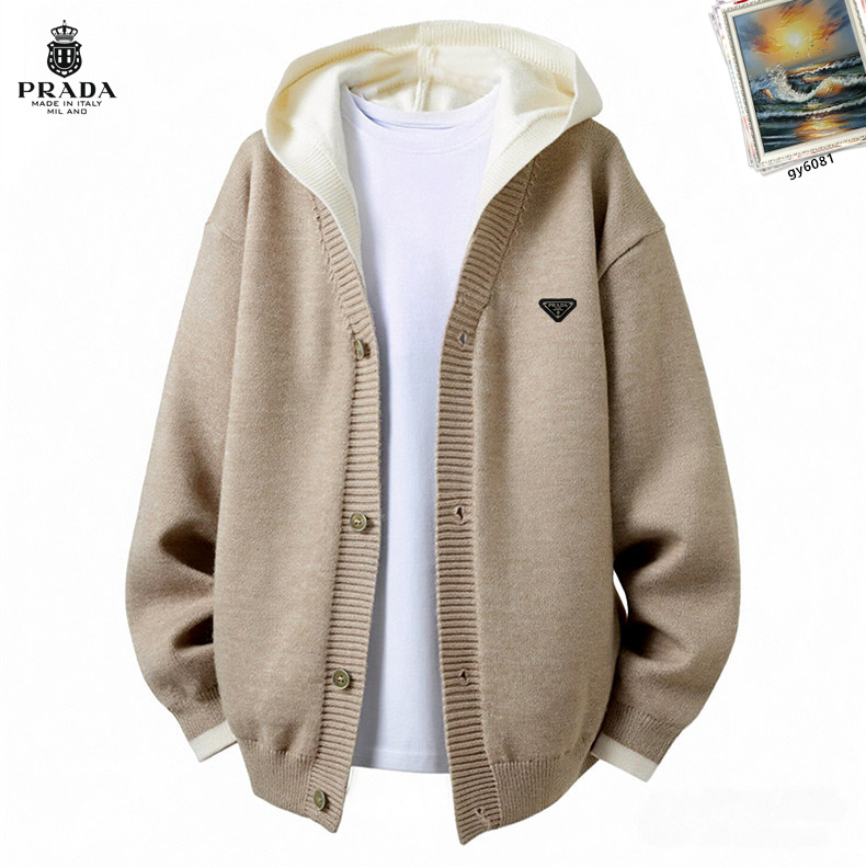 Cheap Prado Sweaters for Men in 232732, $65 USD- [IB232732] - Replica Prado Sweaters for Men