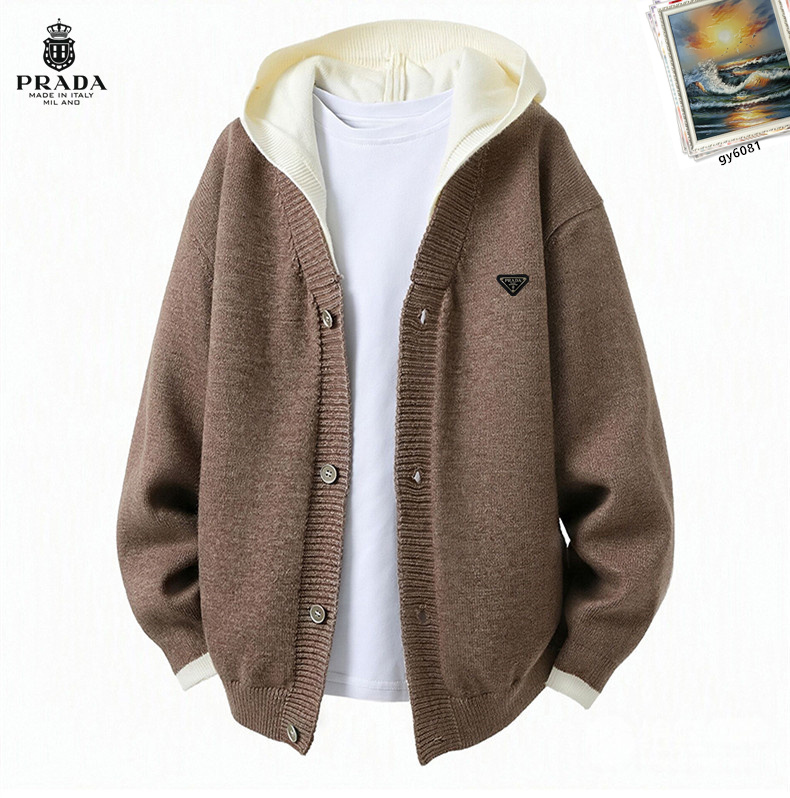 Cheap Prado Sweaters for Men in 232733, $65 USD- [IB232733] - Replica Prado Sweaters for Men