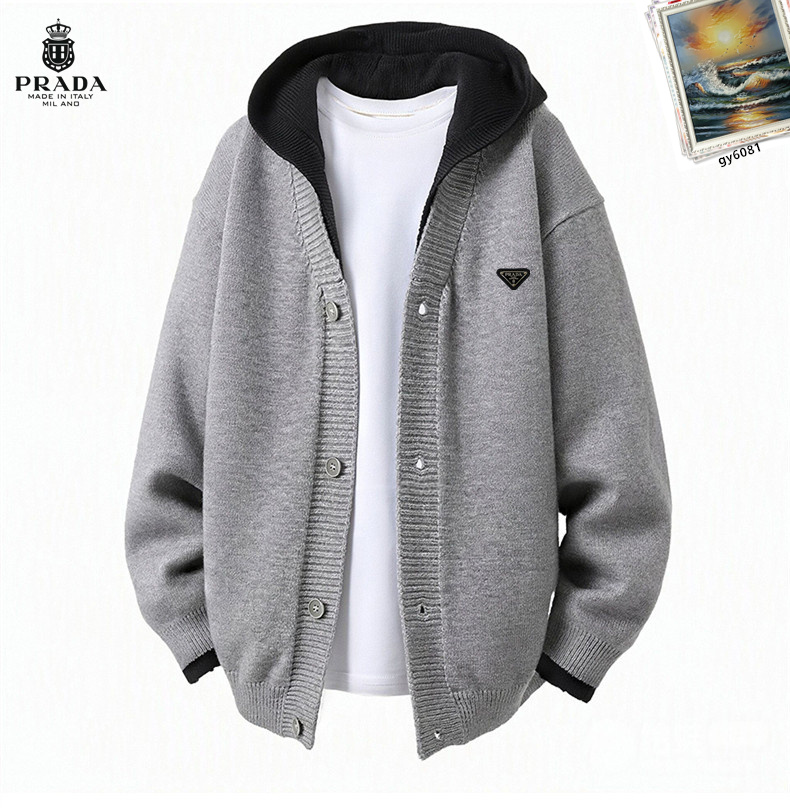 Cheap Prado Sweaters for Men in 232734, $65 USD- [IB232734] - Replica Prado Sweaters for Men