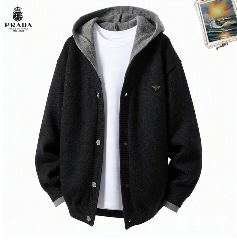 Cheap Prado Sweaters for Men in 232735, $65 USD- [IB232735] - Replica Prado Sweaters for Men