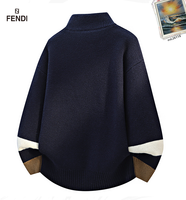 Cheap Fendi Sweaters for Men in 232756, $65 USD- [IB232756] - Replica Fendi Sweaters for Men