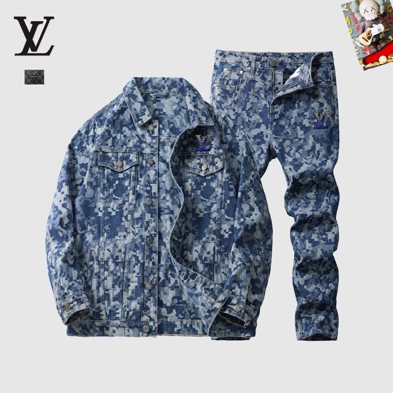 Cheap Louis Vuitton Tracksuits for Men in 232876, $110 USD- [IB232876] - Replica Louis Vuitton Tracksuits for Men