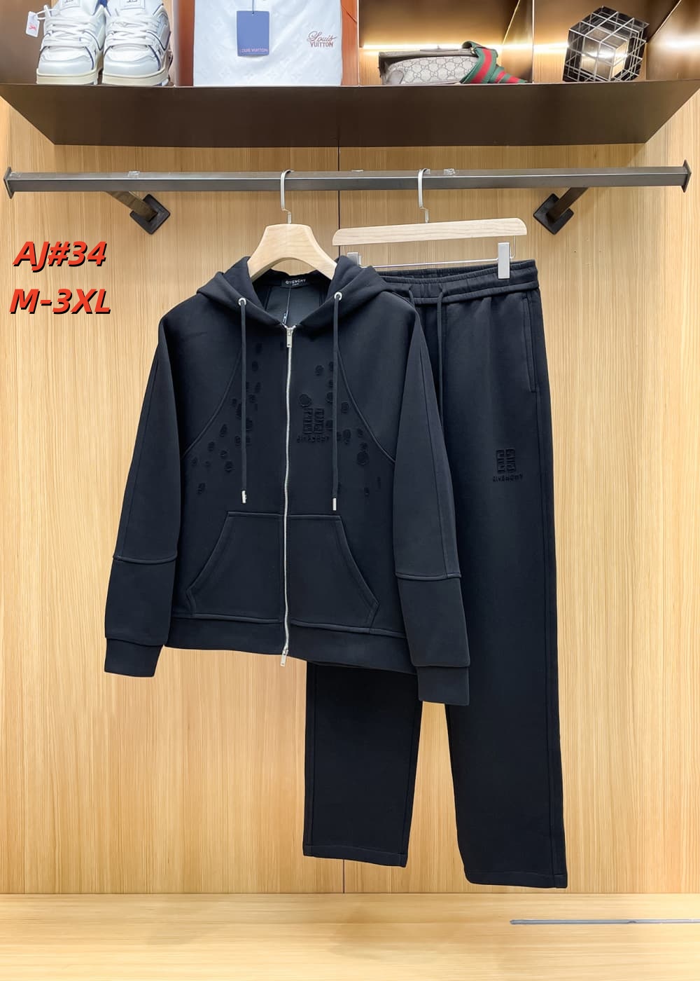 Cheap Givenchy  Tracksuits for Men in 232890, $110 USD- [IB232890] - Replica Givenchy  Tracksuits for Men