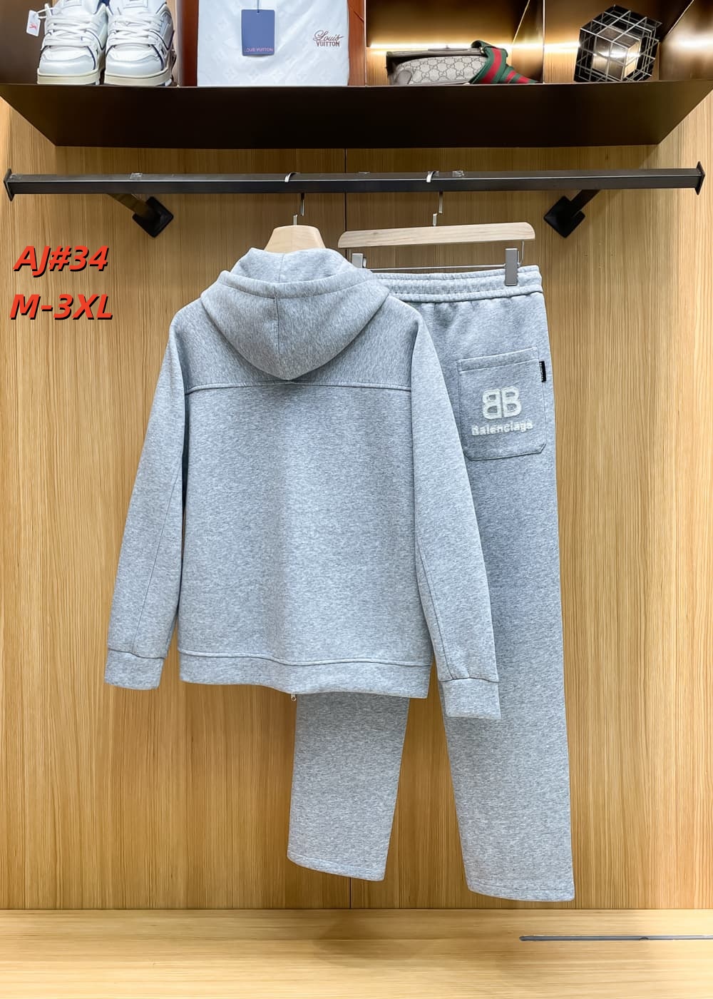 Cheap Balenciaga Tracksuits in 232893, $110 USD- [IB232893] - Replica Balenciaga Tracksuits