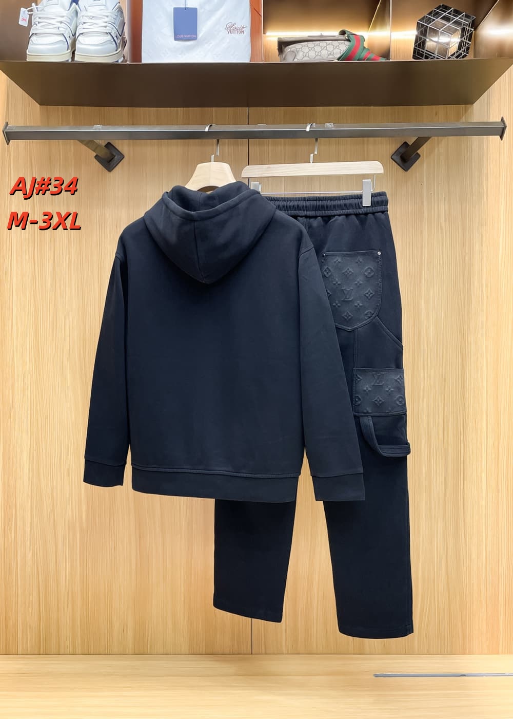 Cheap Louis Vuitton Tracksuits for Men in 232894, $110 USD- [IB232894] - Replica Louis Vuitton Tracksuits for Men