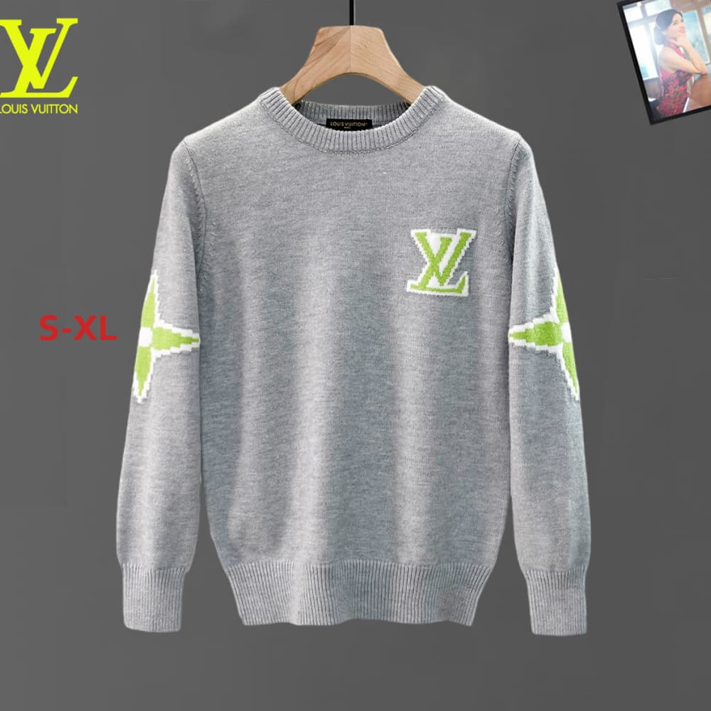Cheap Louis Vuitton  Sweaters for Men in 232910, $55 USD- [IB232910] - Replica Louis Vuitton  Sweaters for Men