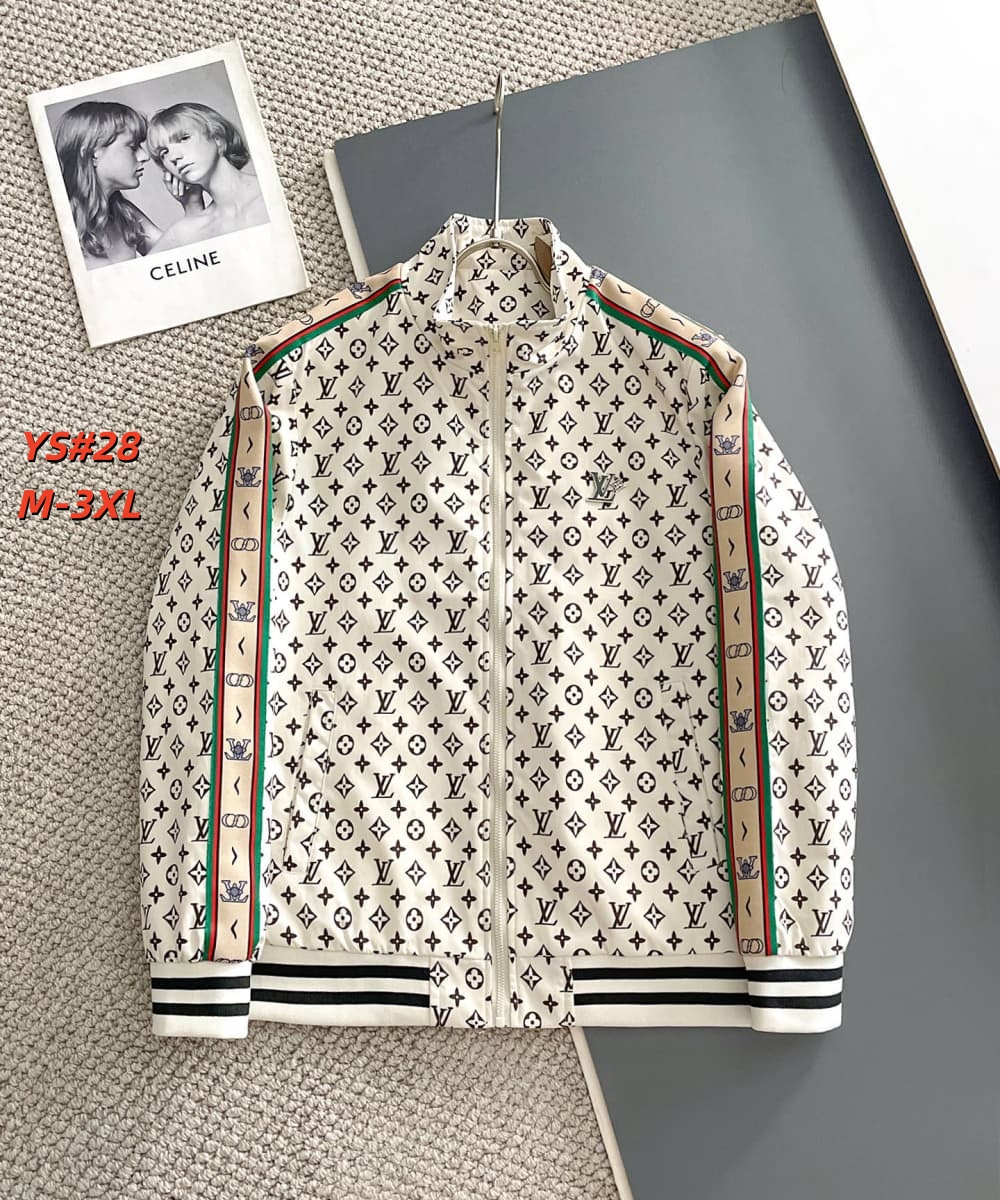 Cheap Louis Vuitton Thin Jackets For Men in 232929, $85 USD- [IB232929] - Replica Louis Vuitton Thin Jackets For Men