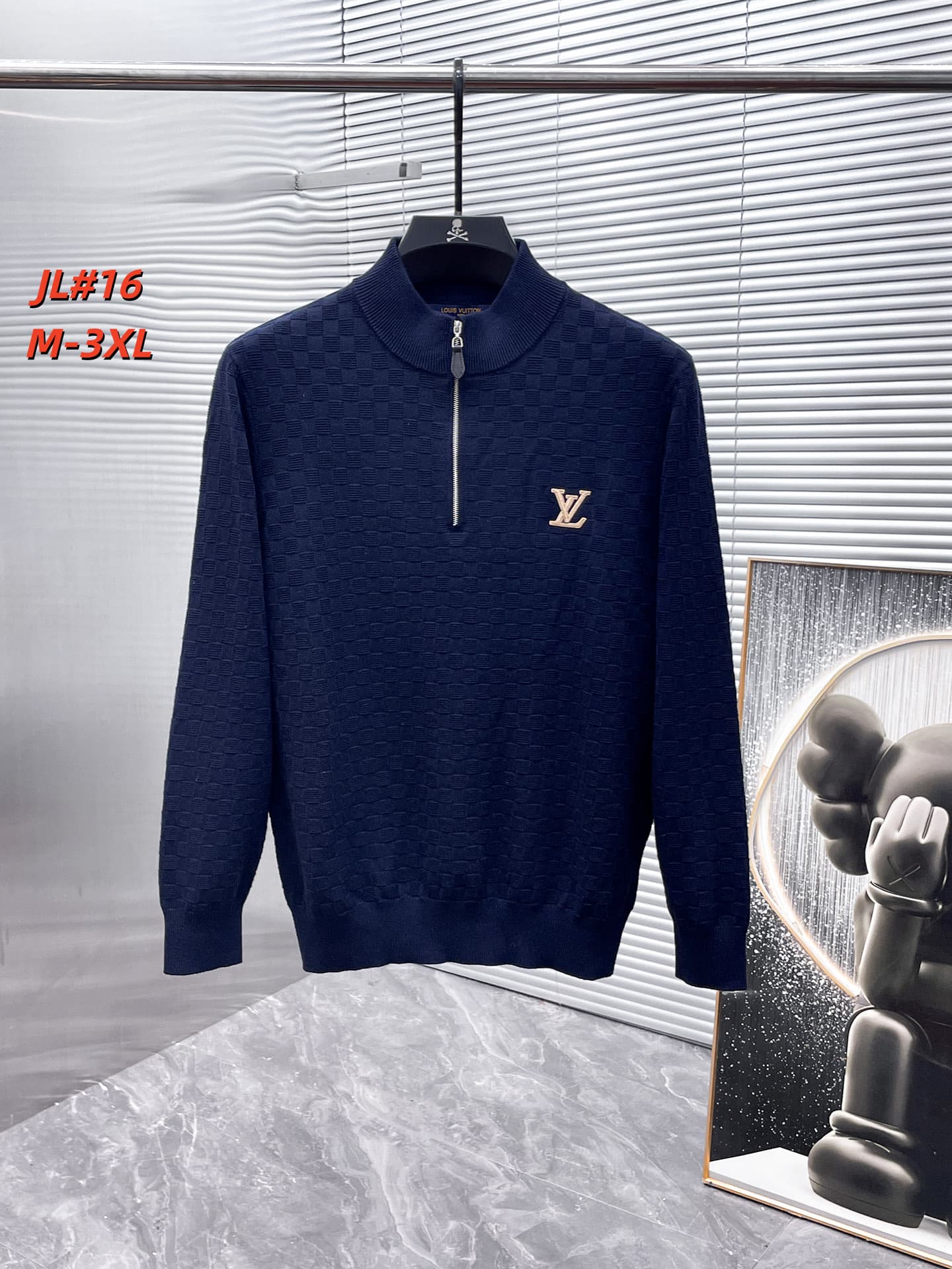 Cheap Louis Vuitton  Sweaters for Men in 232950, $50 USD- [IB232950] - Replica Louis Vuitton  Sweaters for Men