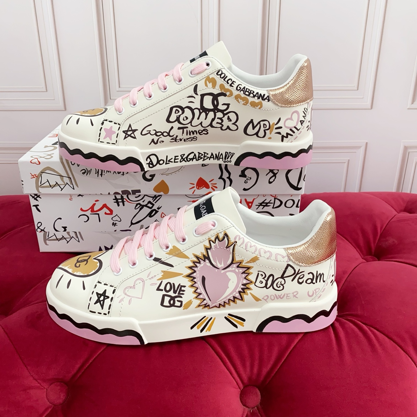 Cheap DG Sneakers For Women in 233001, $95 USD- [IB233001] - Replica DG Sneakers For Women