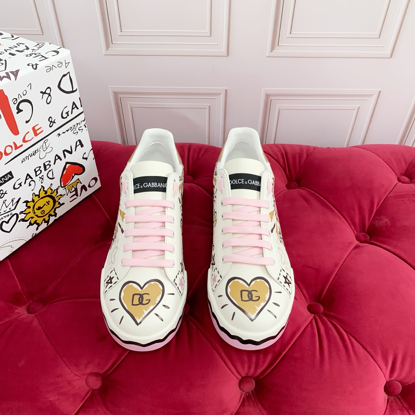 Cheap DG Sneakers For Women in 233001, $95 USD- [IB233001] - Replica DG Sneakers For Women