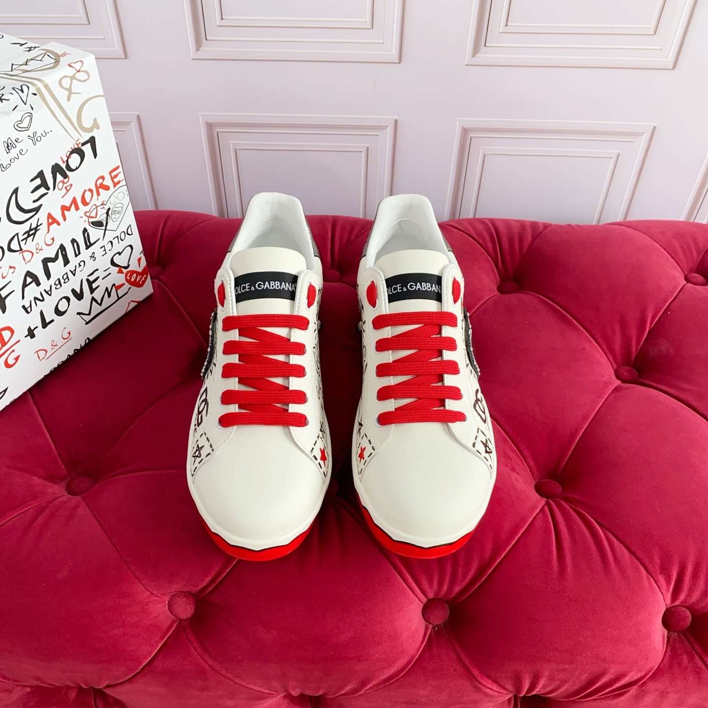 Cheap DG Sneakers For Women in 233003, $95 USD- [IB233003] - Replica DG Sneakers For Women