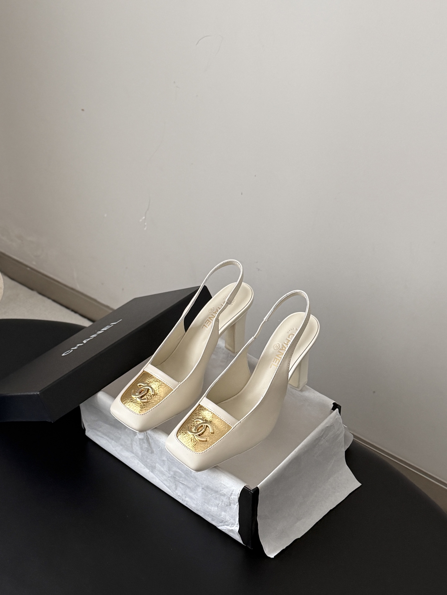 Cheap Chanel High Heels for Women in 233045, $90 USD- [IB233045] - Replica Chanel High Heels for Women