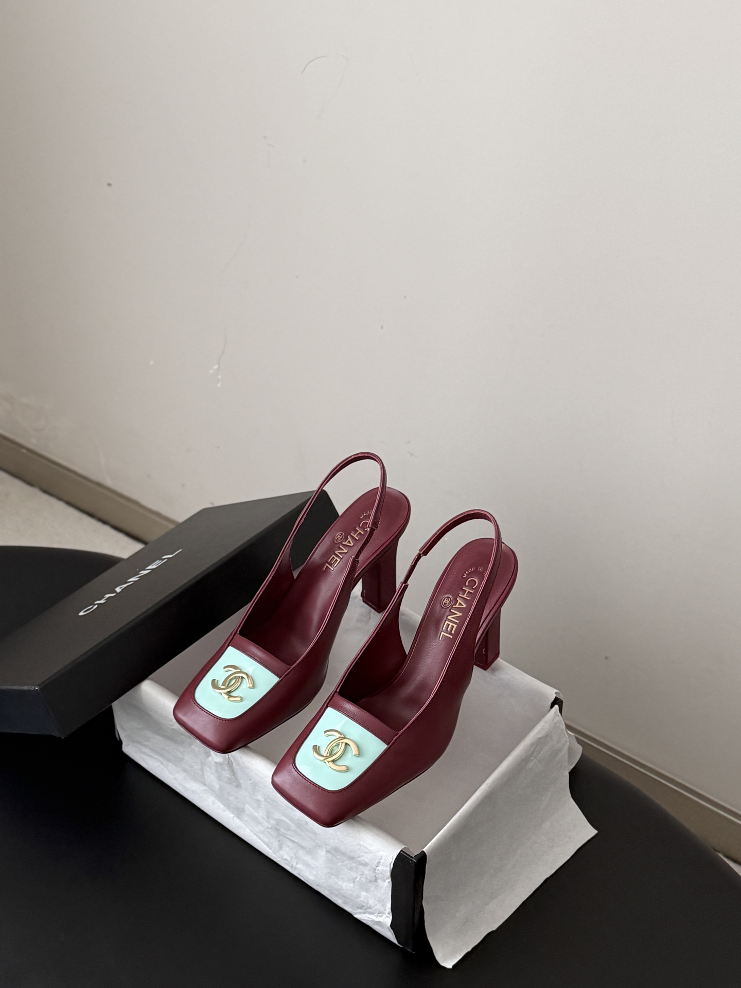 Cheap Chanel High Heels for Women in 233046, $90 USD- [IB233046] - Replica Chanel High Heels for Women