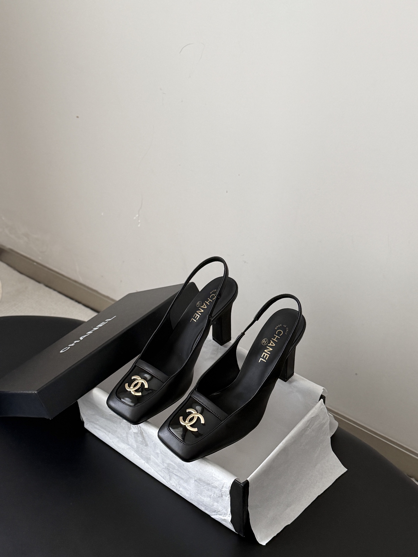 Cheap Chanel High Heels for Women in 233048, $90 USD- [IB233048] - Replica Chanel High Heels for Women