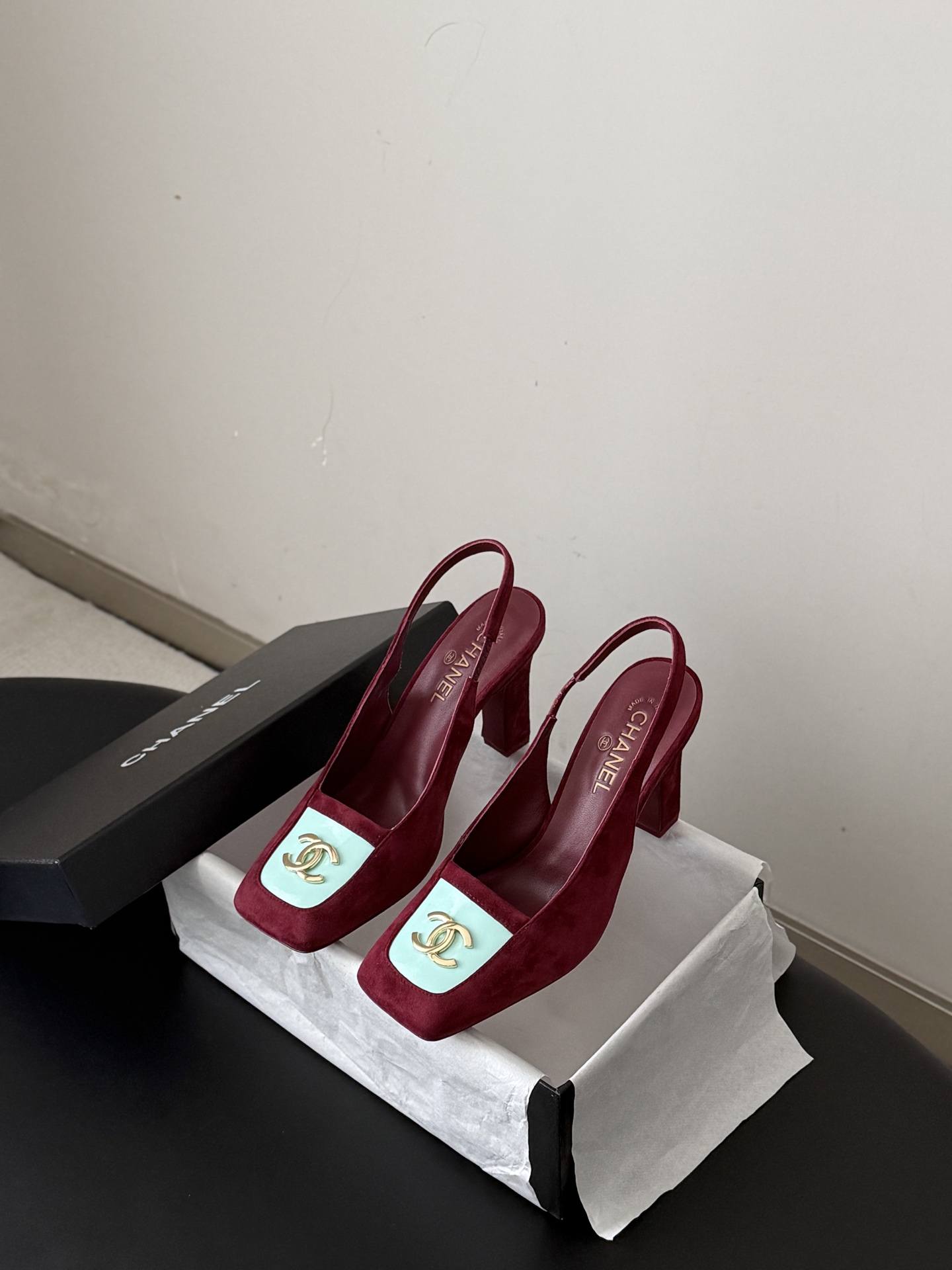 Cheap Chanel High Heels for Women in 233050, $90 USD- [IB233050] - Replica Chanel High Heels for Women
