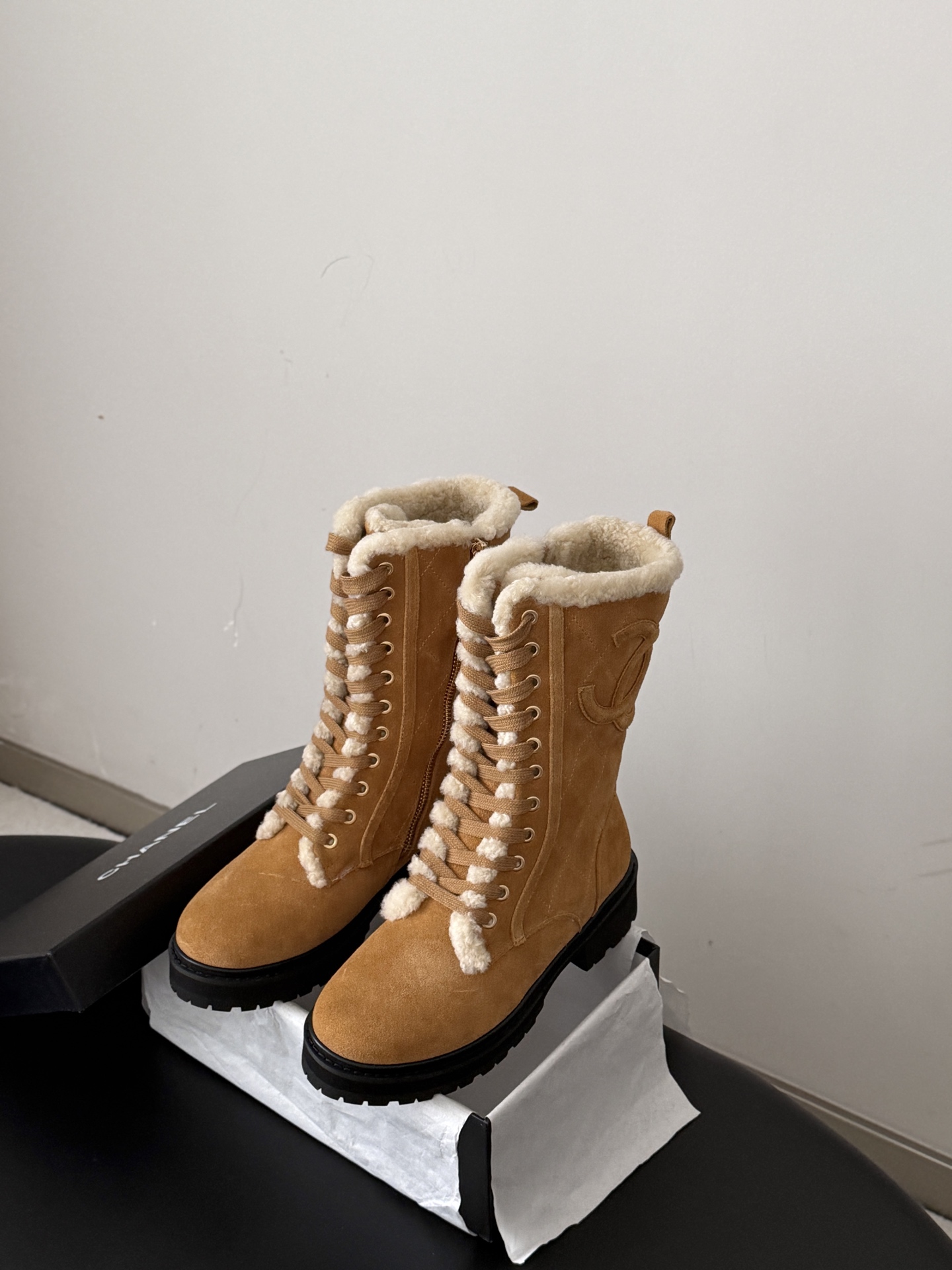 Cheap Chanel Boots For Women in 233068, $150 USD- [IB233068] - Replica Chanel Boots For Women