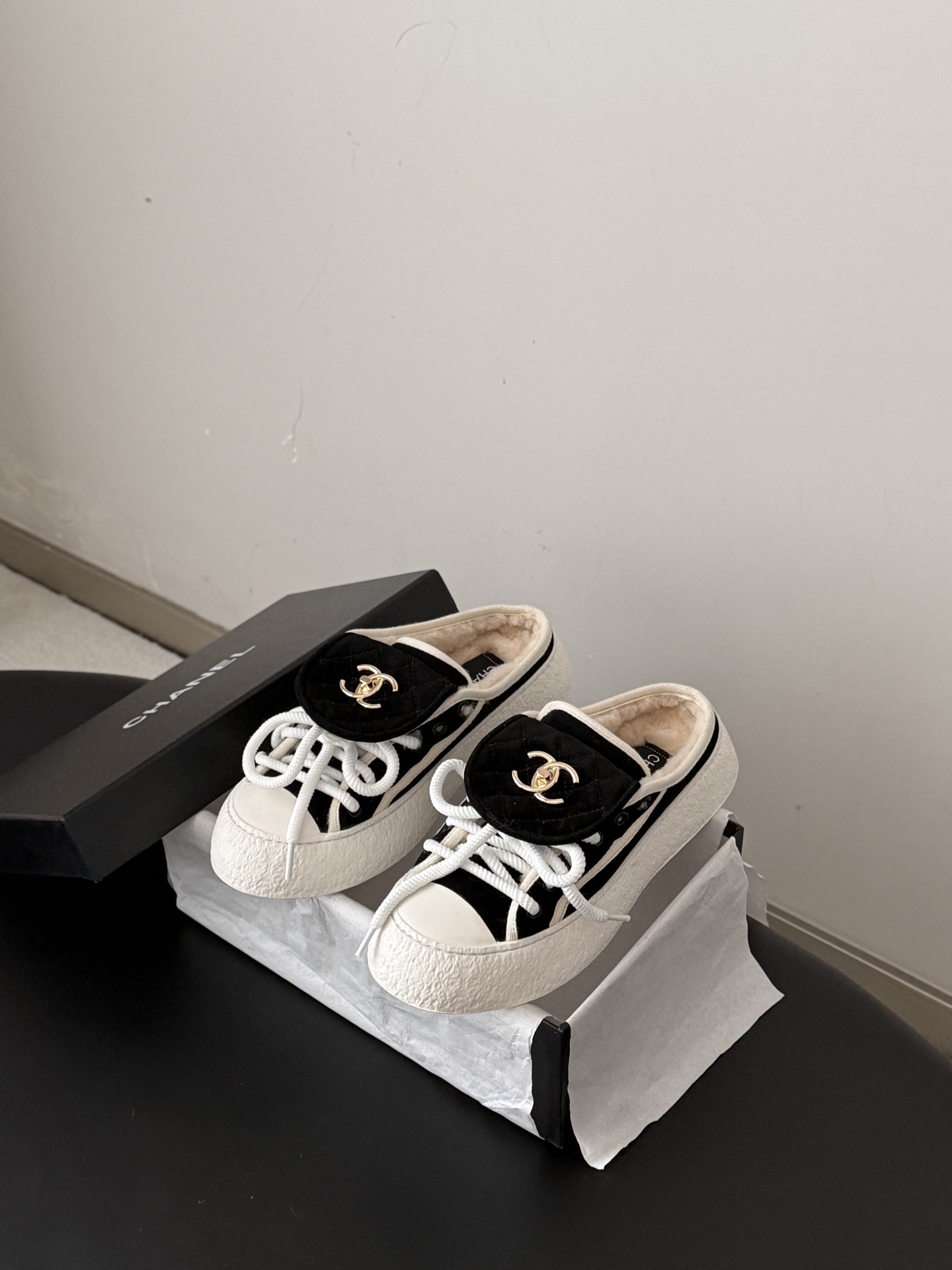 Cheap Chanel Sneakers For Women in 233072, $90 USD- [IB233072] - Replica Chanel Sneakers For Women