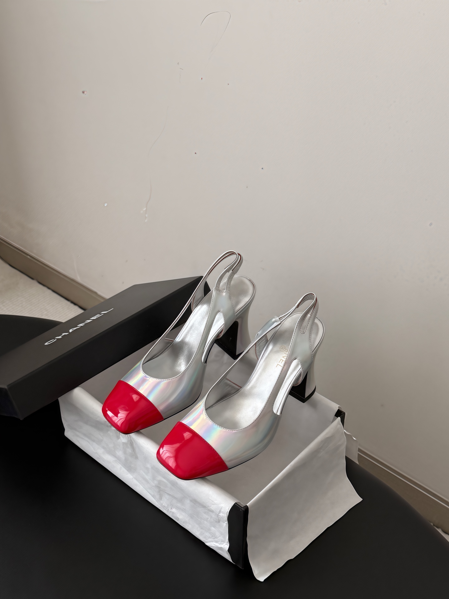 Cheap Chanel High Heels for Women in 233073, $90 USD- [IB233073] - Replica Chanel High Heels for Women
