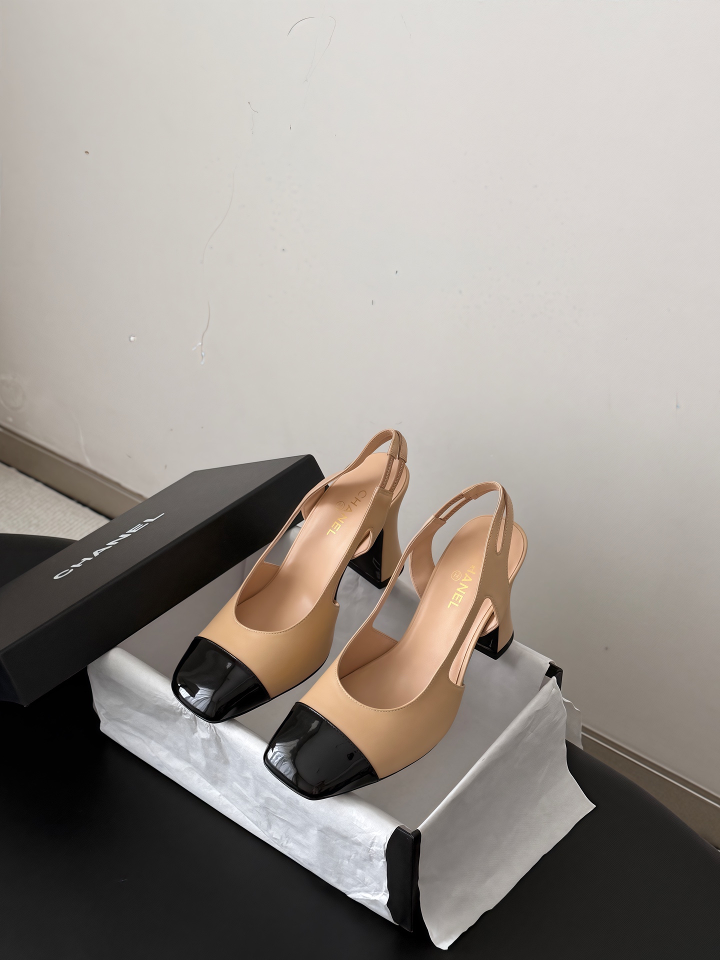 Cheap Chanel High Heels for Women in 233078, $90 USD- [IB233078] - Replica Chanel High Heels for Women