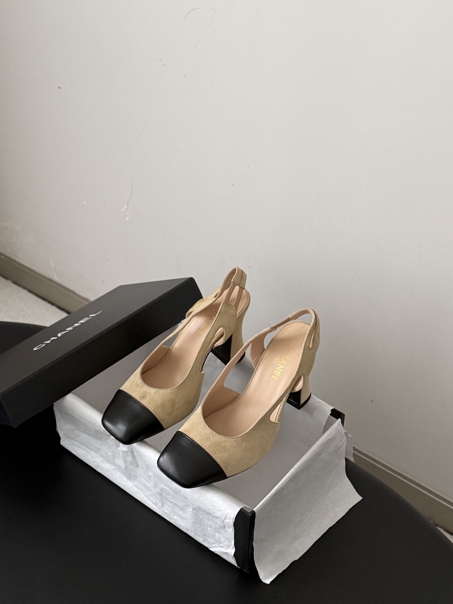 Cheap Chanel High Heels for Women in 233081, $90 USD- [IB233081] - Replica Chanel High Heels for Women