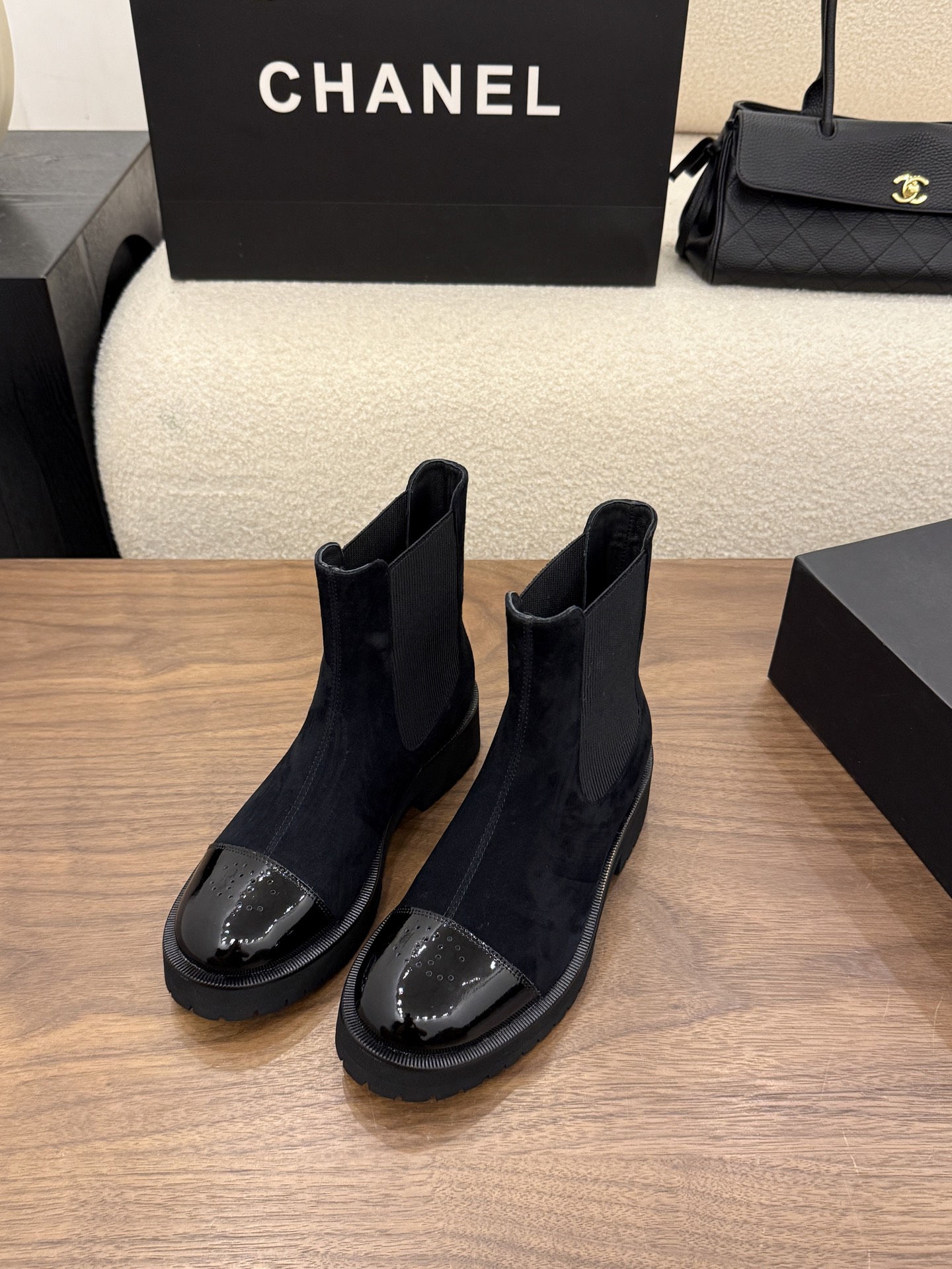 Cheap Chanel Boots For Women in 233099, $120 USD- [IB233099] - Replica Chanel Boots For Women