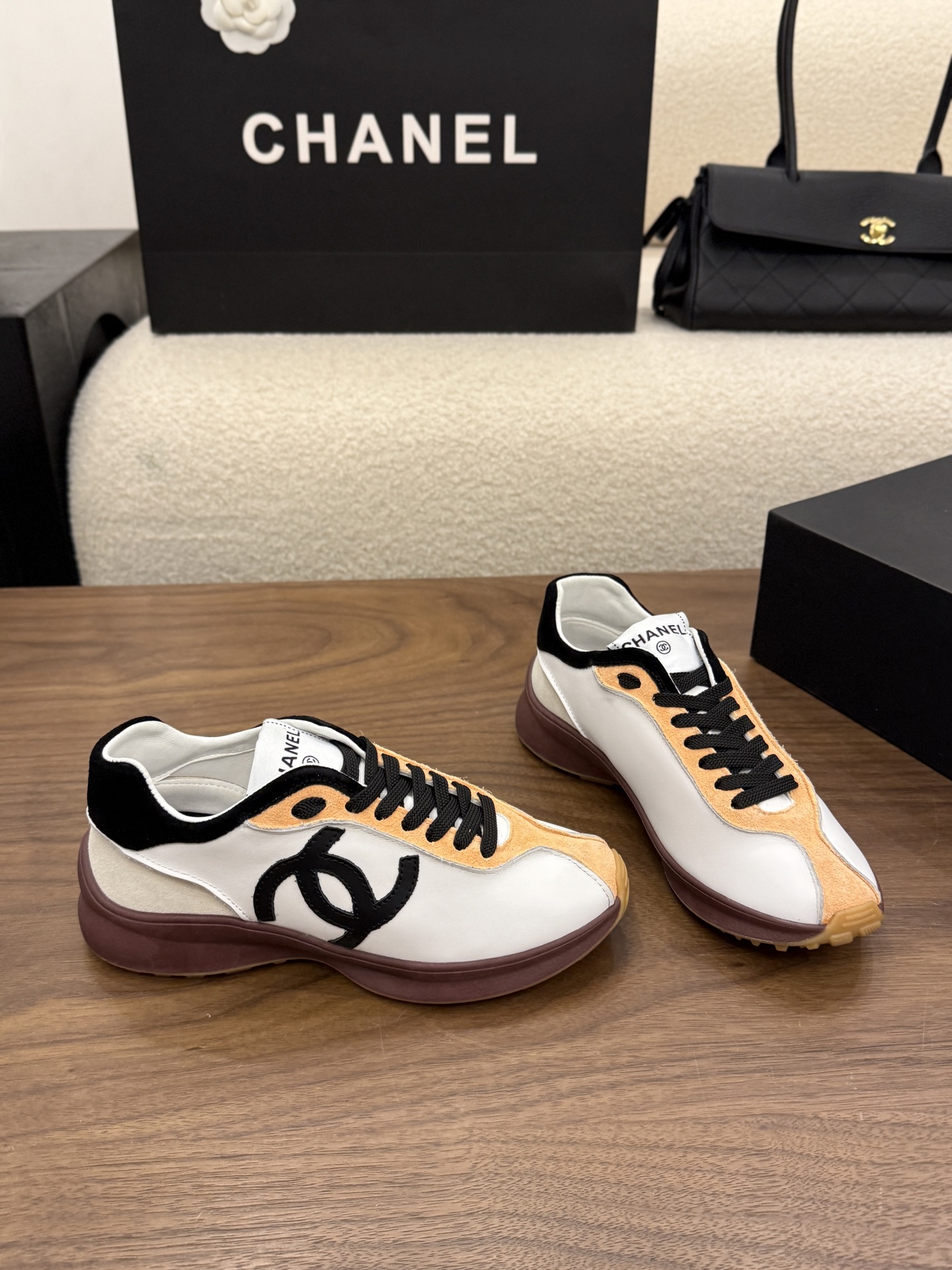Cheap Chanel Sneakers For Women in 233103, $90 USD- [IB233103] - Replica Chanel Sneakers For Women