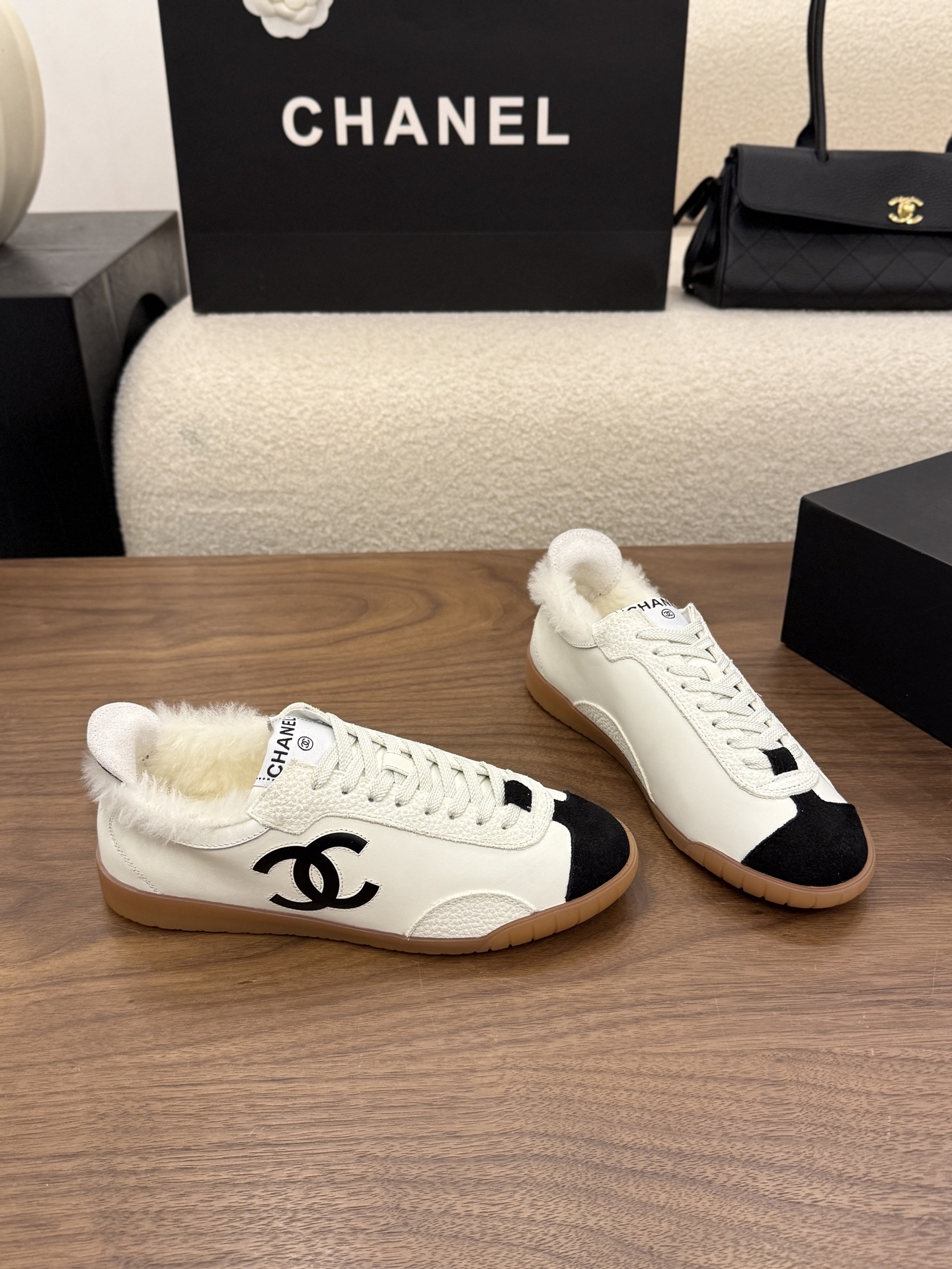 Cheap Chanel Sneakers For Women in 233106, $85 USD- [IB233106] - Replica Chanel Sneakers For Women