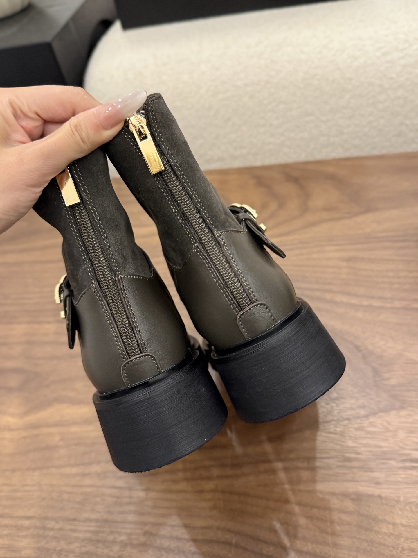 Cheap Chanel Boots For Women in 233110, $115 USD- [IB233110] - Replica Chanel Boots For Women