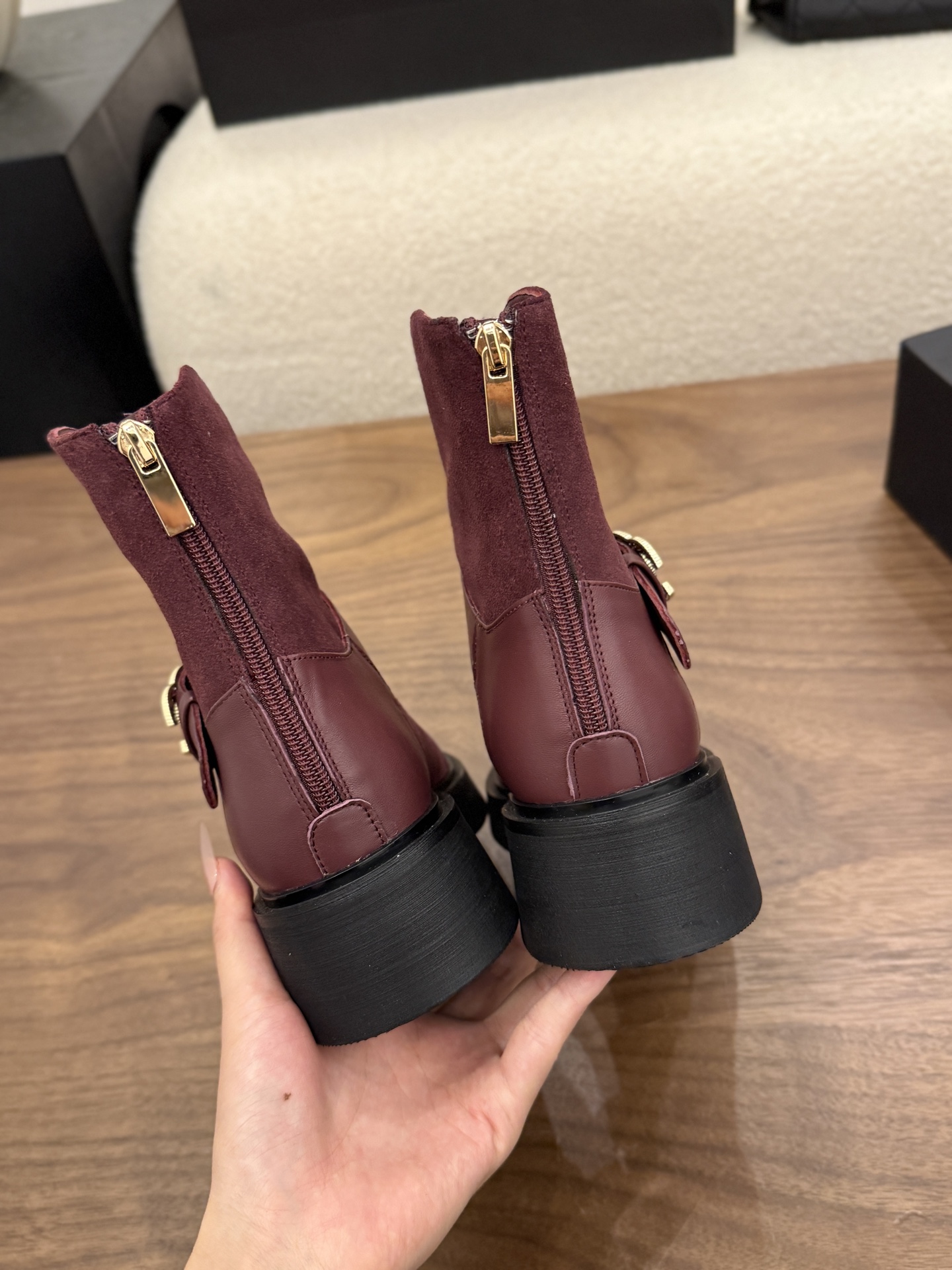 Cheap Chanel Boots For Women in 233112, $115 USD- [IB233112] - Replica Chanel Boots For Women