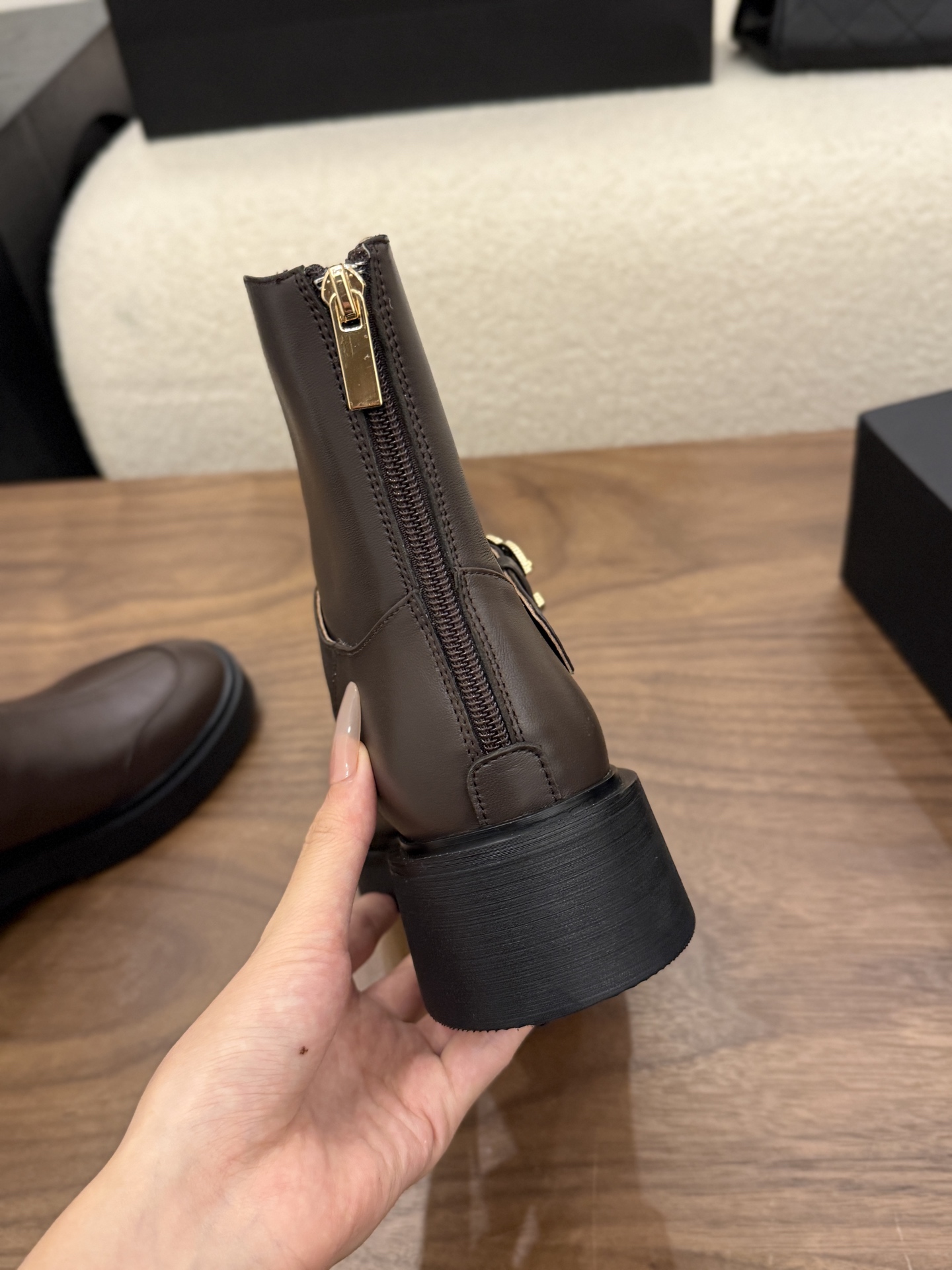 Cheap Chanel Boots For Women in 233114, $115 USD- [IB233114] - Replica Chanel Boots For Women